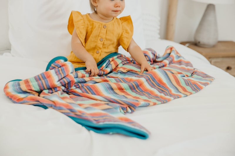 Copper Pearl Everest Three-Layer Baby Quilt: Soft, Breathable, Cozy Toddler Blanket | 46x46 Premium Polyester/Rayon - Image 4